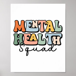 Poster Esquadrão de Saúde Doença Cerebral Conscientização