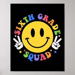 Poster Esquadrão De Sexto Grau Byck Para 6 De Escola De R