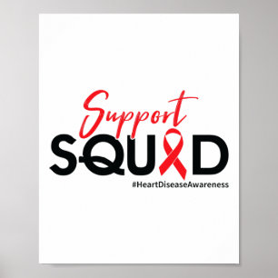 Poster Esquadrão de Suporte - Consciência da Doença Cardí