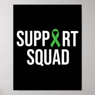 Poster Esquadrão de Suporte da Faixa Verde para Sensibili