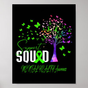 Poster Esquadrão De Suporte Para Sensibilização Para A Sa