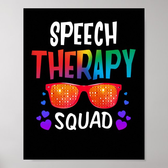 Poster Esquadrão de Terapia da Patologia do Discurso (Frente)