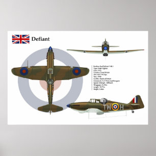 Poster Esquadrão Defiant Mk I 141