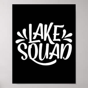 Poster Esquadrão do Lago Férias Acampamento Vida Família
