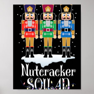 Poster Esquadrão do Quebra-Nozes Balé Dança Natal Xmas Lu