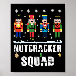 Poster Esquadrão do Quebra-Nozes Dança Byllet Família Cor
