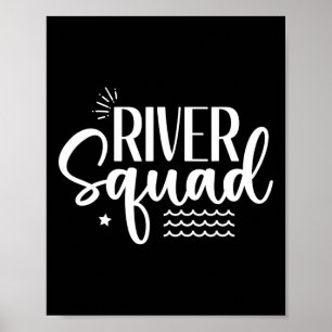 Poster Esquadrão do Rio Família Correspondente Acampament