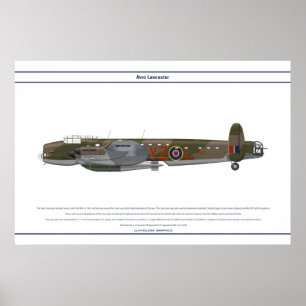 Pôster Esquadrão do Special 617 do BI de Lancaster