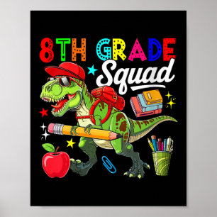 Poster Esquadrão Feminino da 8ª Série de Volta às Aulas T