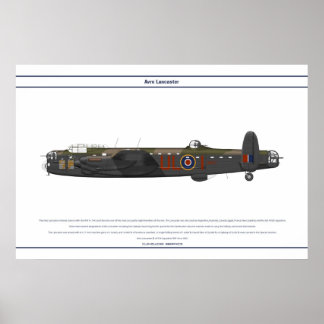 Pôster Esquadrão Lancaster BI 576