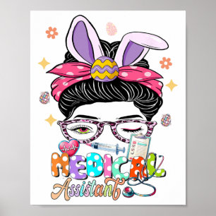 Poster Esquadrão Médico Instantâneo Bunny Coque Desarruma