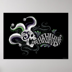 Pôster Esquadrão Suicida   Caveira-Joker - Haha