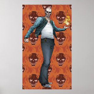 Poster Esquadrão Suicida El Diablo Comic Book Art