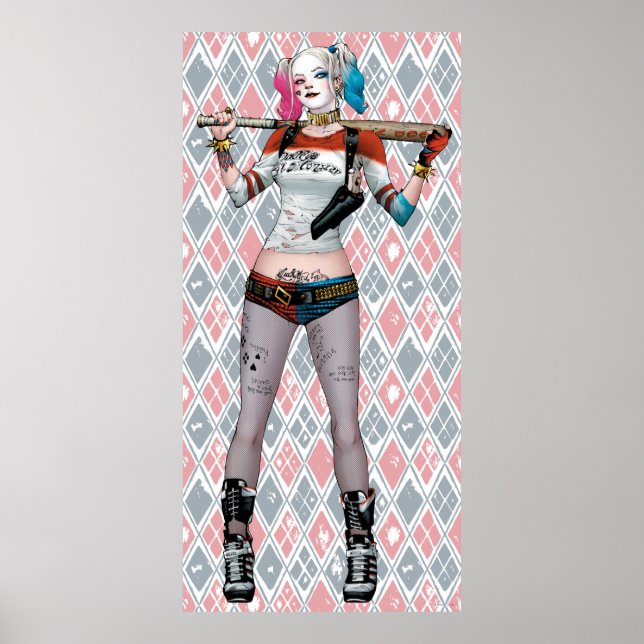 Poster Esquadrão Suicida | Harley Quinn (Frente)