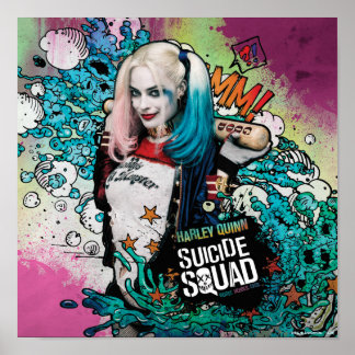 Pôster Esquadrão Suicida | Harley Quinn Character Grafite