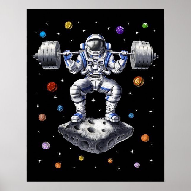 Poster Esquadras de Malhação astronauta (Frente)