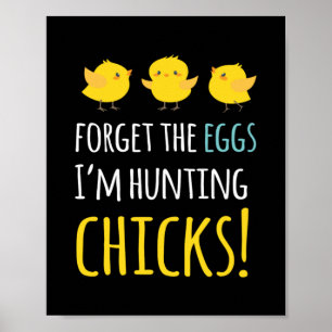 Poster Esqueça O Coelho Da Páscoa Coelhinha Dos Ovos