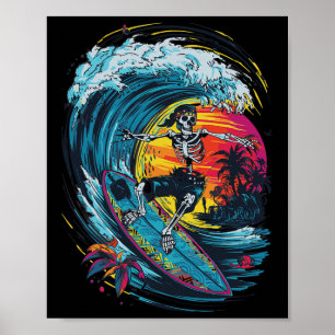Poster Esqueletismo de Surf