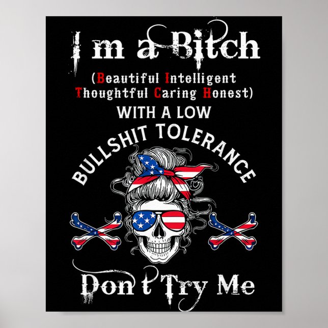 Poster Esqueleto da Geração X Eu Sou Um Esqueleto Intelig (Frente)