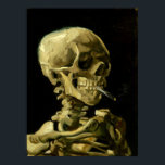 Poster Esqueleto de Fumagem de Van Gogh<br><div class="desc">Poster com a pintura a óleo de Vincent van Gogh Caveira de um Esqueleto com Cigarro em Chamas (1885-86). Um presente excelente para fãs do Poste-impressionismo e da arte holandesa!</div>