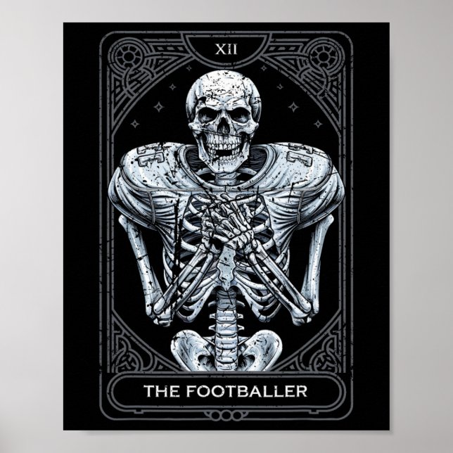 Poster Esqueleto de Futebol  (Frente)