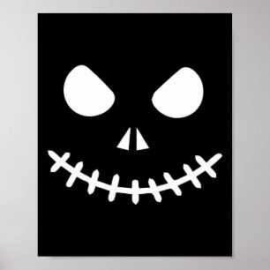 Poster Esqueleto de Halloween 