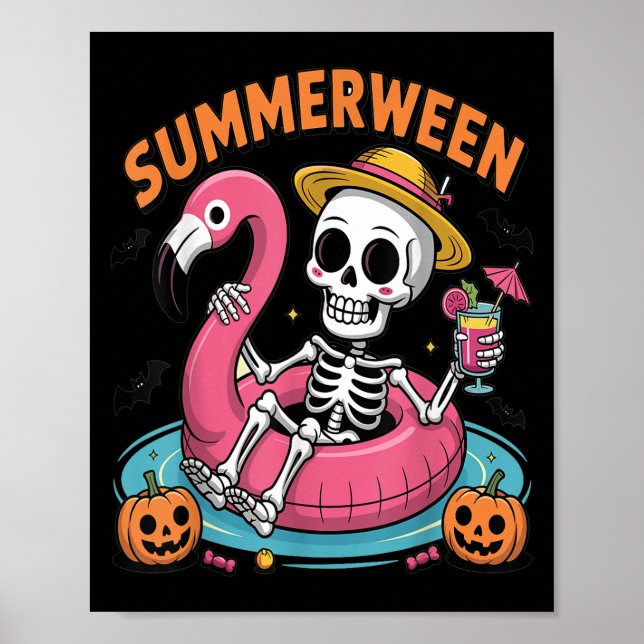 Poster Esqueleto De Summerdal À Espera De Hallow (Frente)