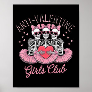 Poster Esqueleto Fofo Clube de Meninas Anti Dia dos Namor