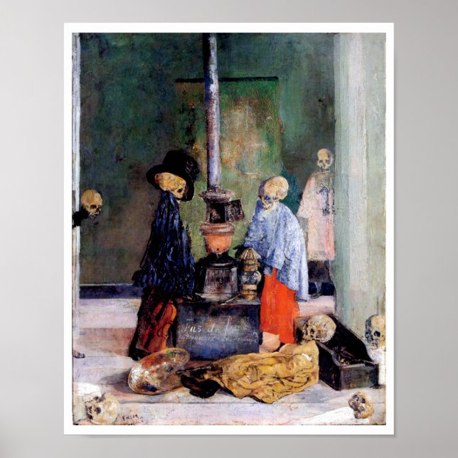 Pôster Esqueletos se Aquecendo (Frente)