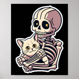 Poster Esqueletrizando Uma Camisa De Gato, Preguiçoso Hal