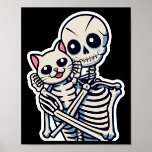 Poster Esqueletrizando Uma Camisa De Gato, Preguiçoso Hal