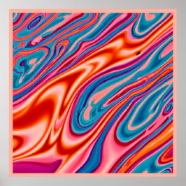 Poster Esquema de Cores Artístico