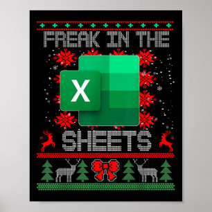 Poster Esquema Nas Folhas Do Excel Spreadsheet Ugly Chris