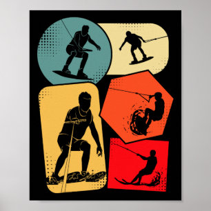 Poster Esqui Aquático Esqui Na Água