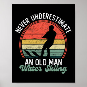 Poster Esqui Aquático Jet Ski Amante Do Esqui Aquático Es