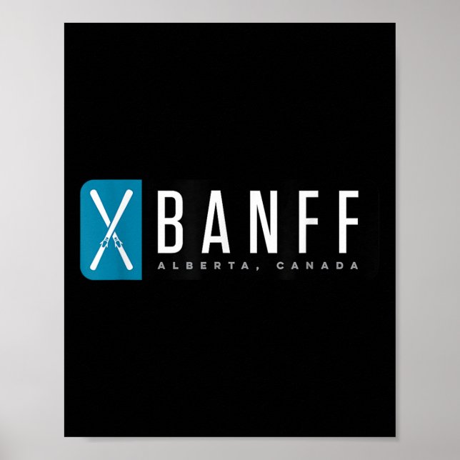 Poster Esqui Banff  (Frente)