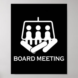 Poster Esqui de Snowboard Meeting Snowboard