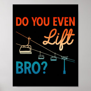 Poster Esqui Esqui Esqui Você Levanta Pele Nórdico