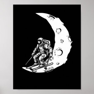 Poster Esqui Snowboard - Lua Crescente Snowboard