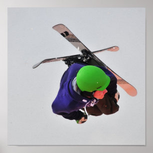 Poster esquiador