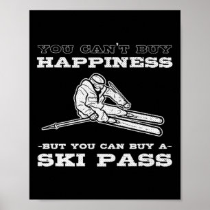 Poster Esquiando Esquiador Cross Country Telemark Noruega