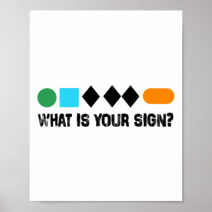 Poster Esquiar Qual é o Seu Sinal Funny Skier Homens Snow