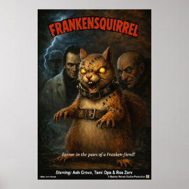 Poster Esquilo de Frankenstein