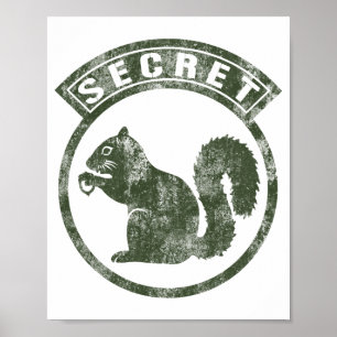 Poster Esquilo Secreto - Distante - Tipo 1