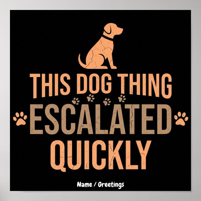 Poster Essa Coisa de Cachorro Escalou Rapidamente Amante  (Frente)