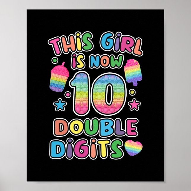 Poster Essa garota agora tem 10 Pop de dois dígitos. (Frente)