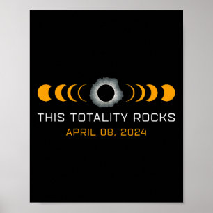 Poster Essa Totalidade Engraçada O Eclipse Solar Total Ma