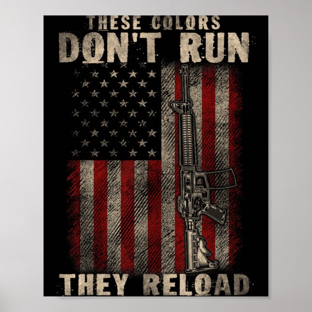 Poster Essas-cores Não Fogem Elas Recarregam, Armas Com E (Frente)