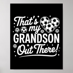 Poster Esse é meu neto lá fora Avó de futebol engraçada 