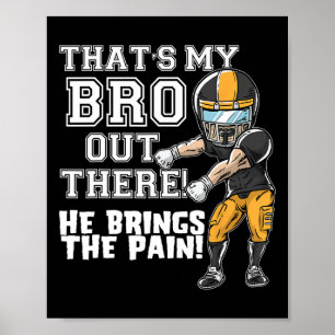 Poster Esse é o meu irmão lá fora, irmão de futebol amare